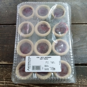 Mini Raspberry Tarts - 12 Pack - Frozen - Antipastos