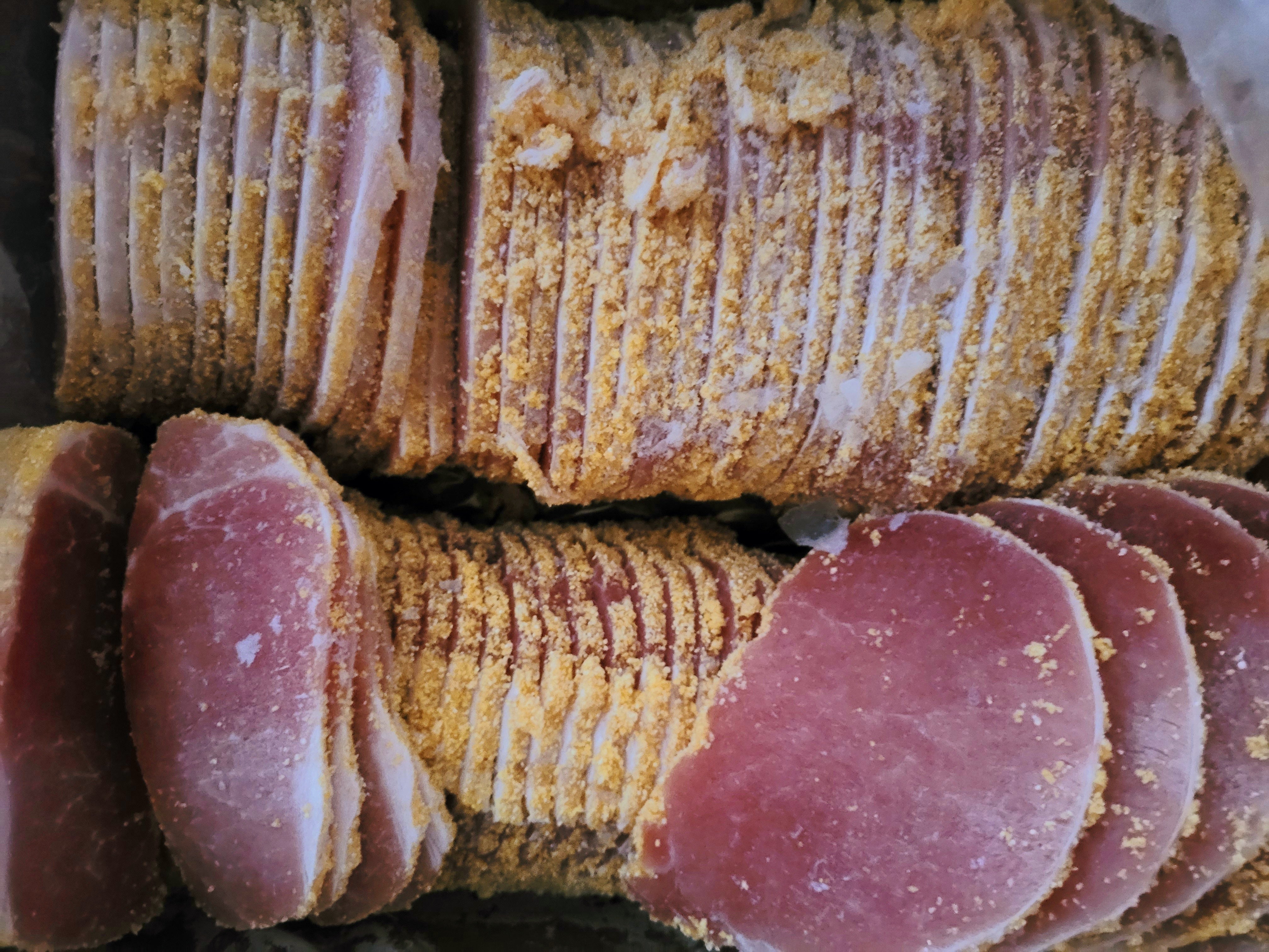 Big Red Sliced Peameal Bacon - 11 lbs (about 100 slices)