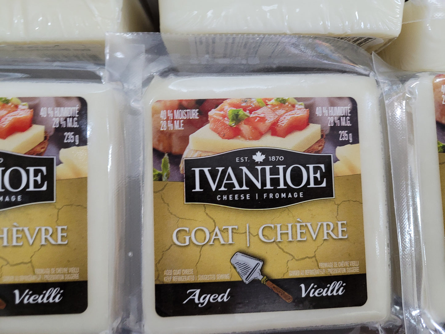 Ivanhoe Goat Cheese - Aged Cheddar