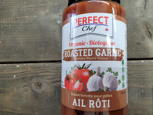 Perfect Chef Organic Pasta Sauce - Roasted Garlic -740mL