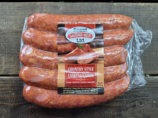 Country Style Smoked Sausage - 5 pack - 675g - Frozen