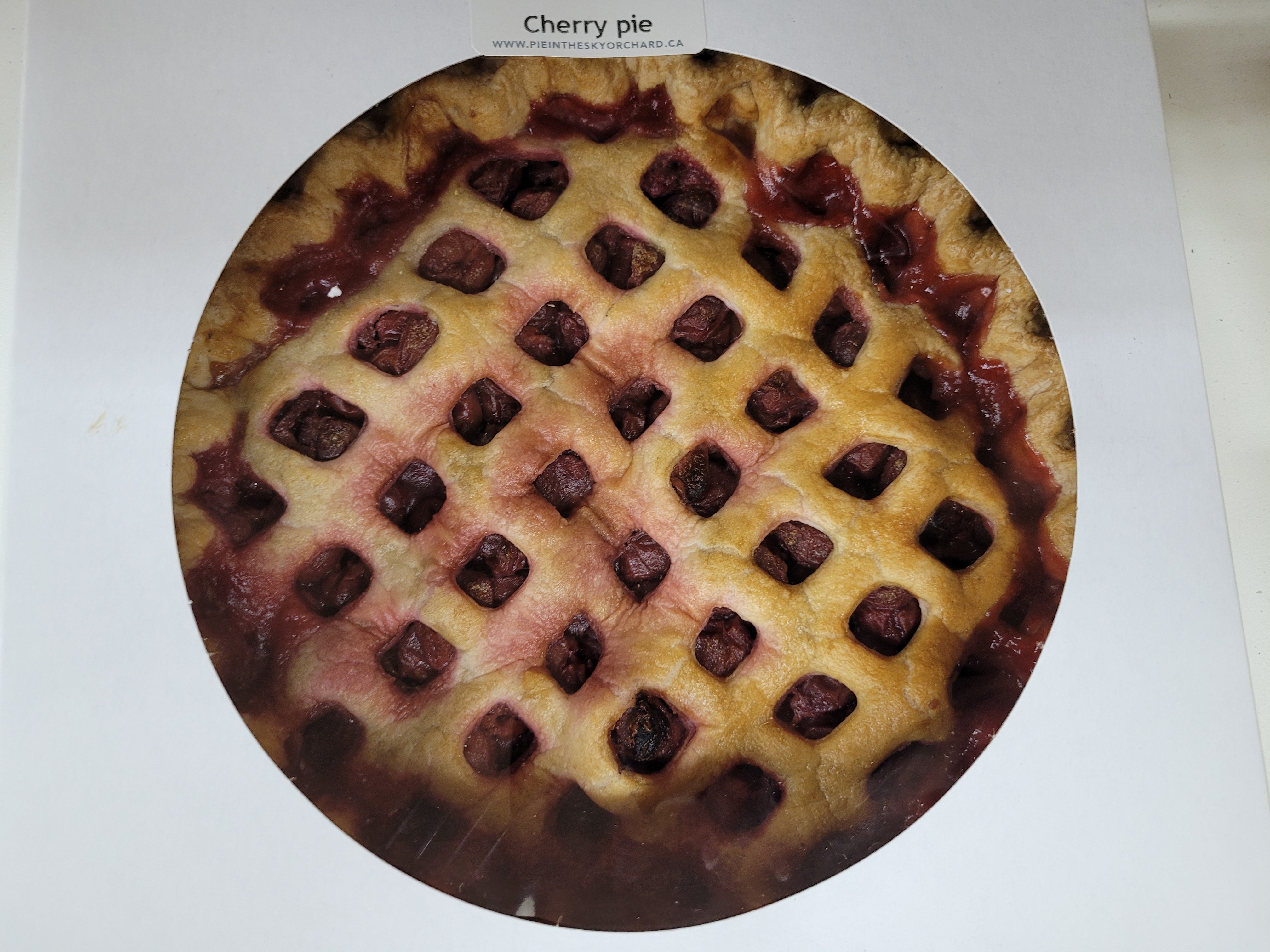 Cherry Pie - Homemade - Pie In The Sky