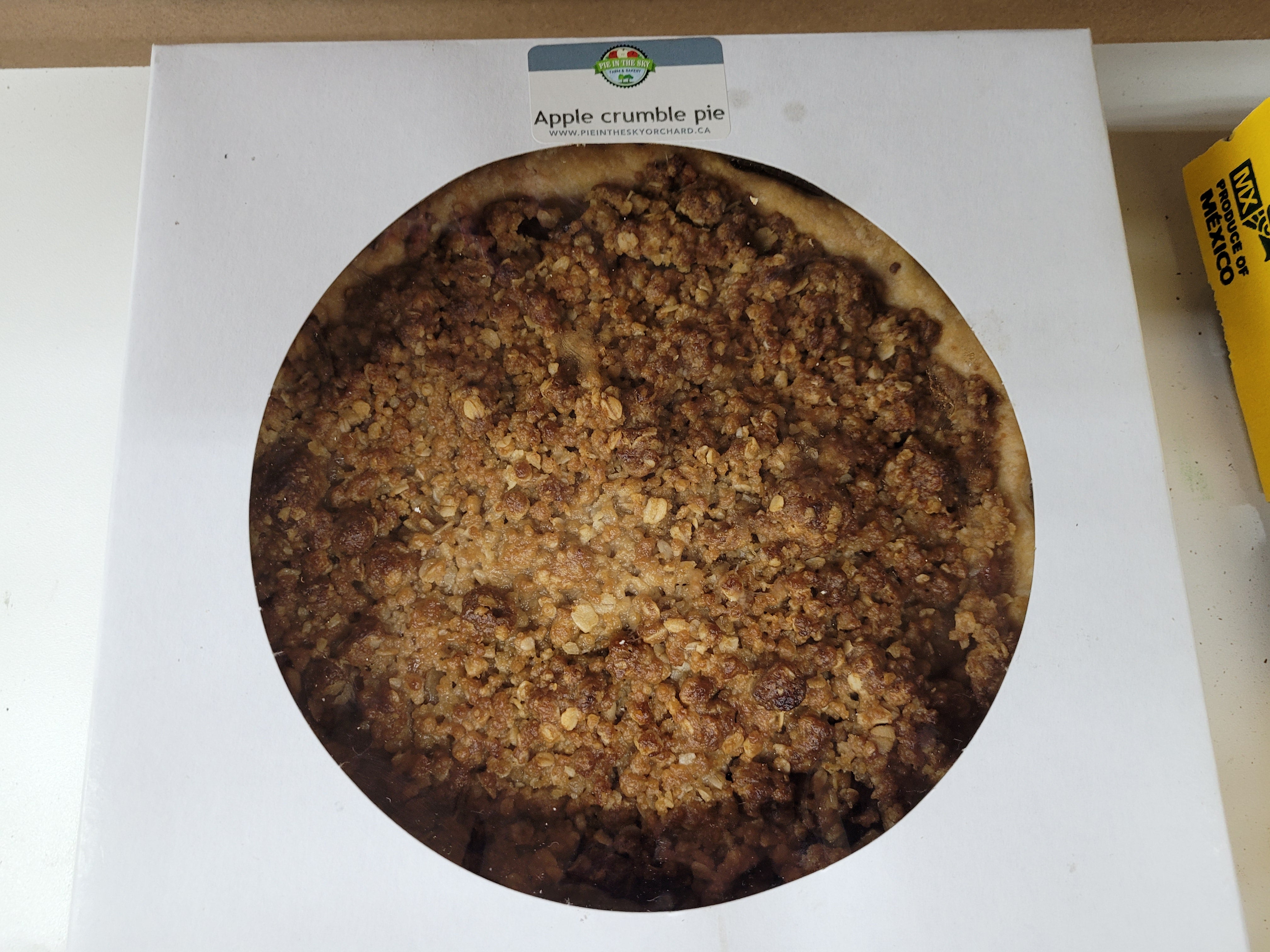 Apple Crumble - Homemade - Pie In The Sky
