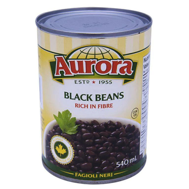 Aurora Canned Black Beans - 540ml