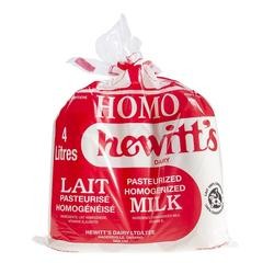 Hewitt's Homogenized Milk 3.25% - 4L Bagsh