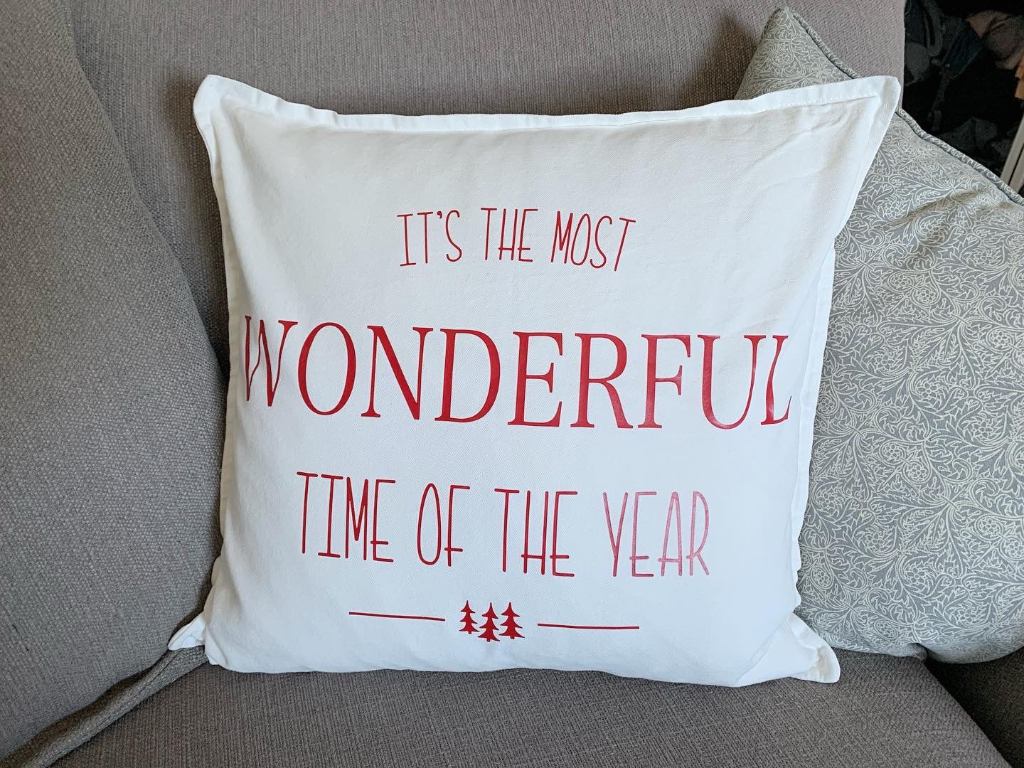 It's the most WONDERFUL time of the year Pillow