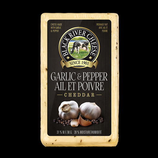 Black River Cheese - Garlic & Pepper Cheddar