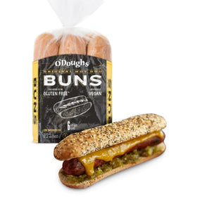 O'Doughs Gluten Free Deluxe Hot Dog Buns - 600g - Frozen