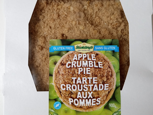 Stickling's Gluten Free Apple Crumble Pie - Frozen
