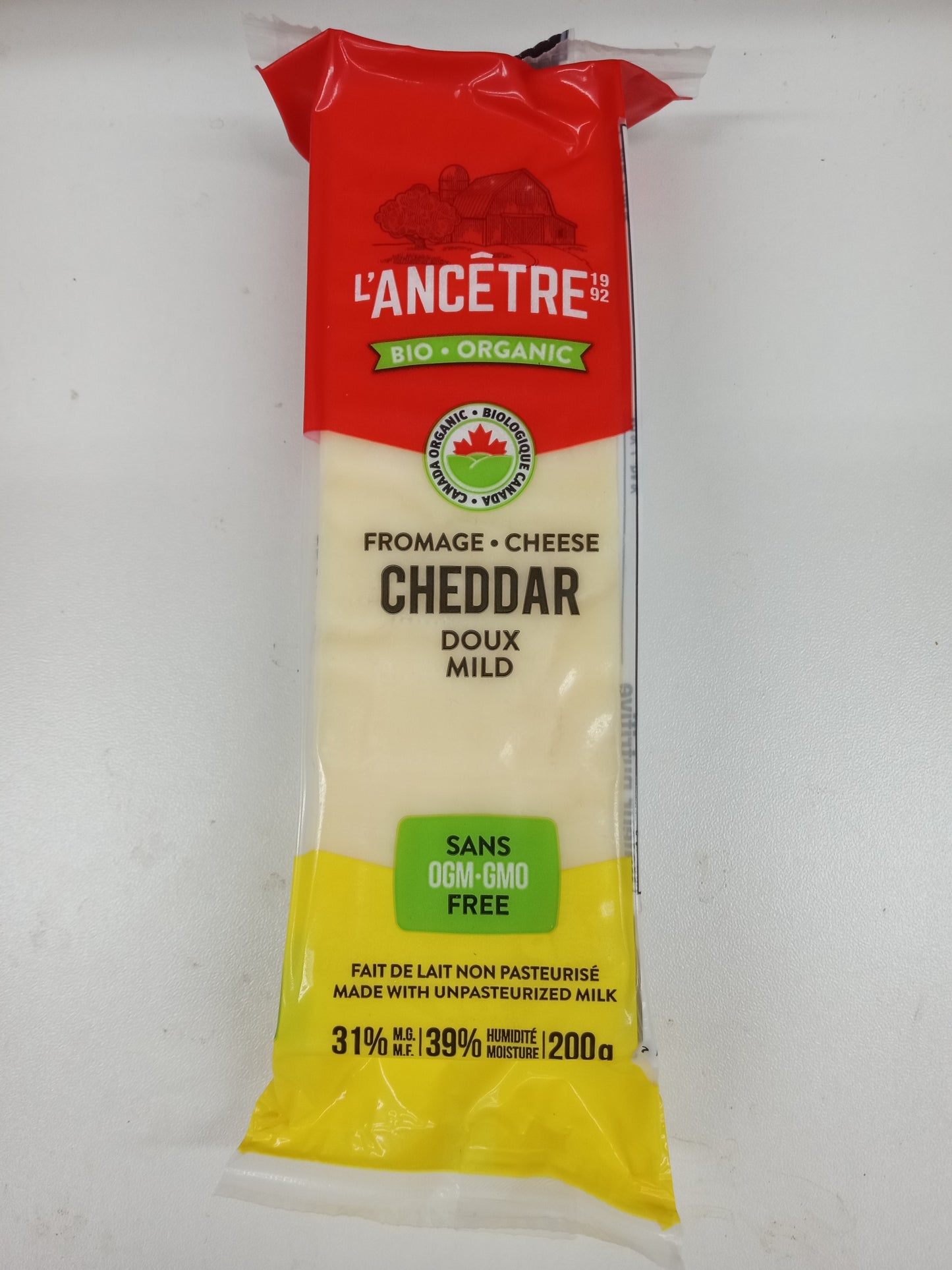 Mild Cheddar Cheese - L'ancetre - 200g
