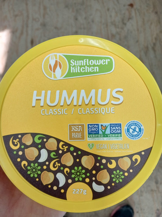 Classic Hummus - Sunflower Kitchen - 227g