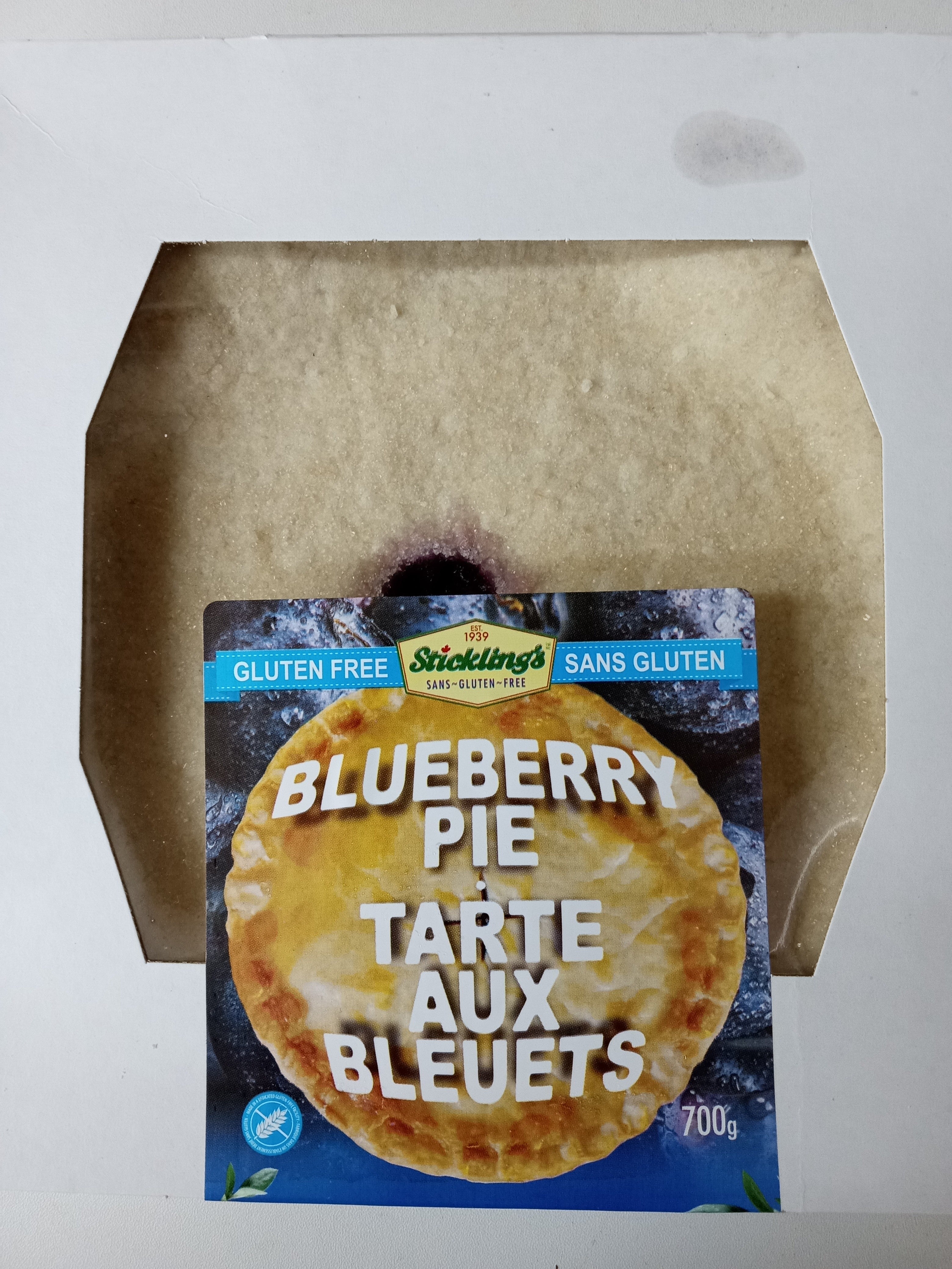 Stickling's Gluten Free Blueberry Pie - Frozen