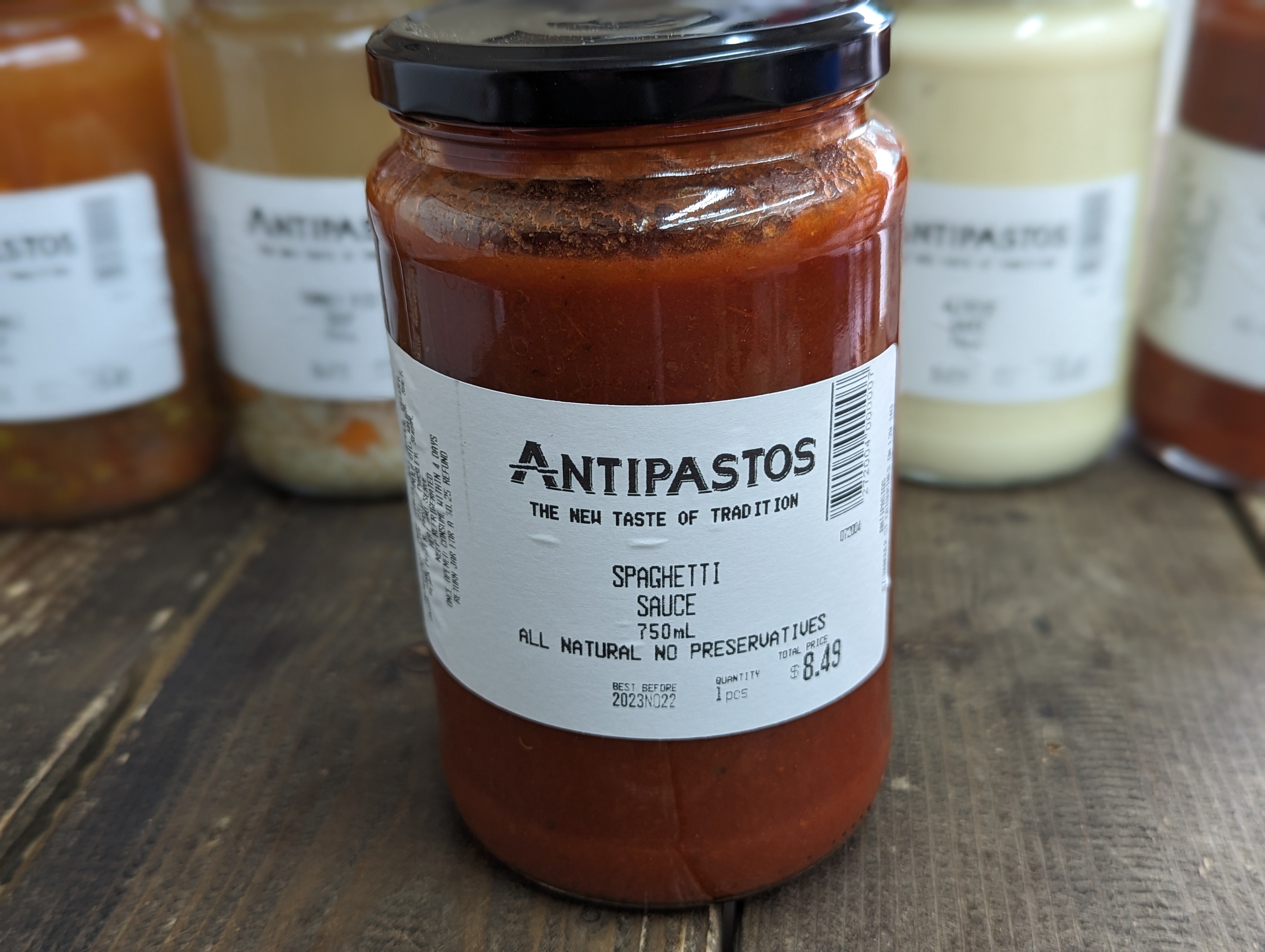 Spaghetti Sauce 750mL- Antipastos
