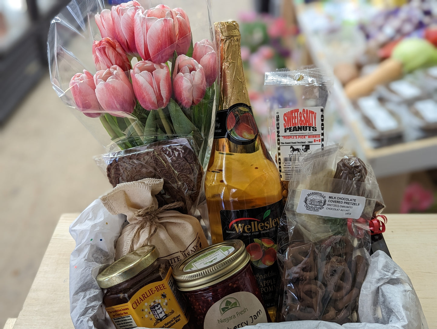 My Tulips Don't Lie Gift Basket