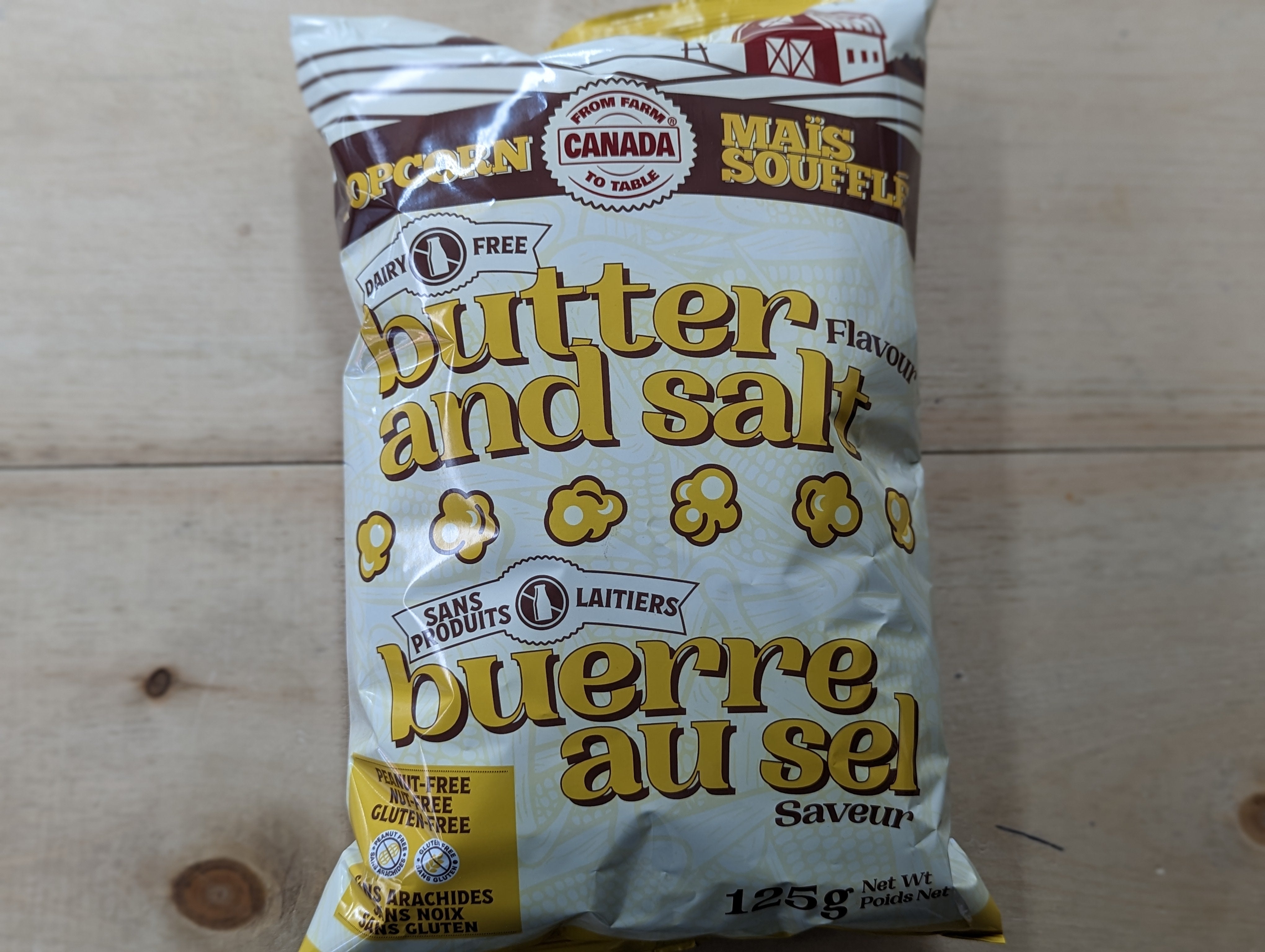 Butter and Salt Flavour Popcorn