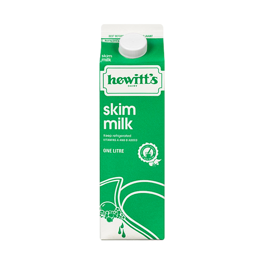 Hewitt's Skim Milk - 1L Carton