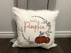 Hello Pumpkin Pillow