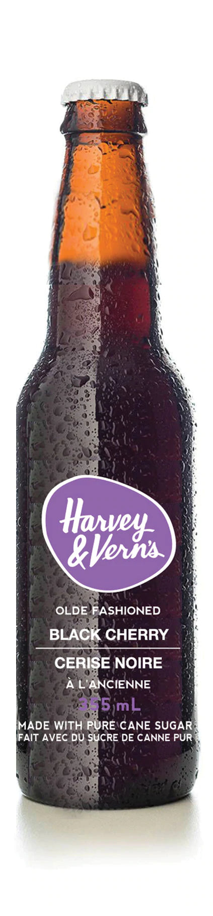 Black Cherry - Harvey and Vern's Old Fashioned Soda