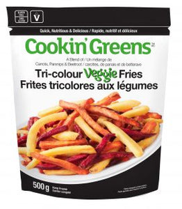 Cookin' Greens Tricolour Veggie Fries - Frozen