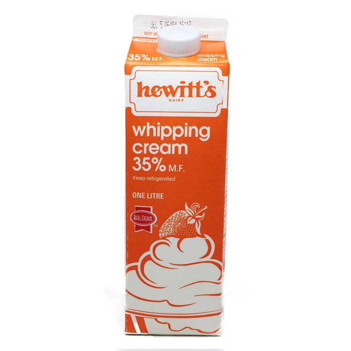 Hewitt's Whipping Cream - 1L