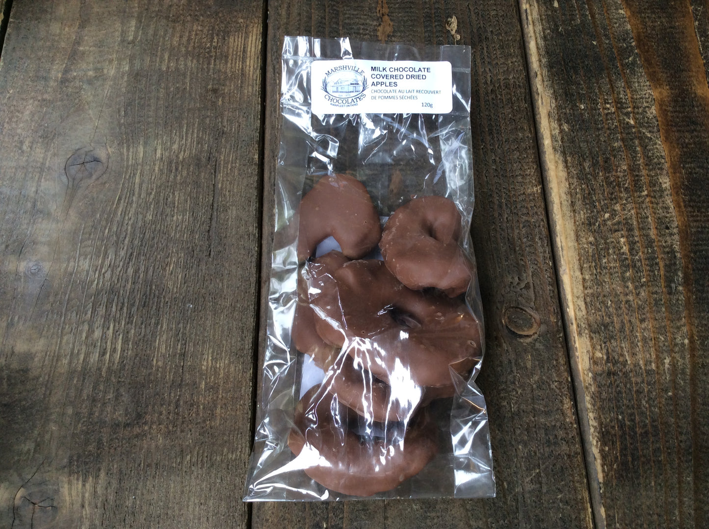 Milk Chocolate Covered Dried Apples