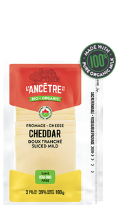Sliced Cheddar Cheese- L'Ancetre - 180g