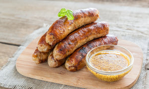 Gluten Free Pork Sausage 6 Pack - Honey Garlic - Frozen - VG Meats
